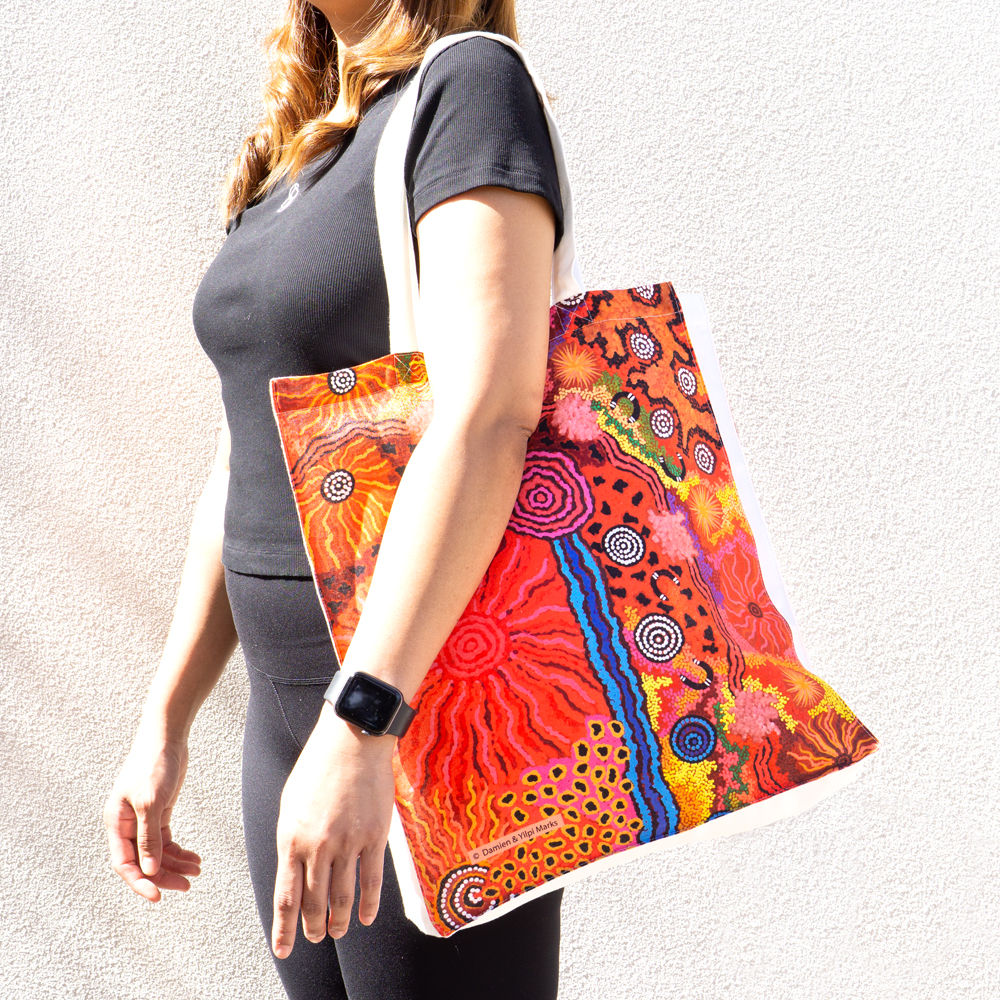 Digital Foldable Cotton Bag - 34.5x41x7cm-DYM975