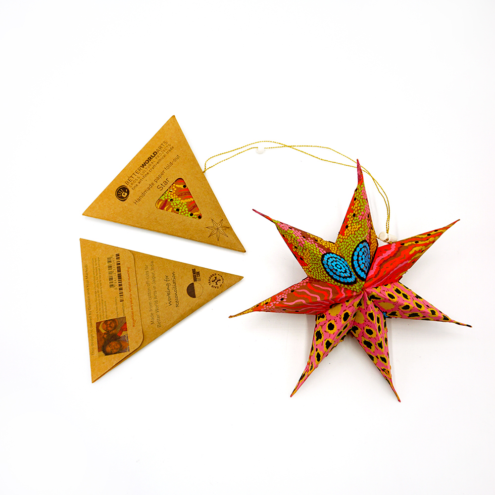 Paper Star 20x20cm (7.9x7.9in)-DYM975