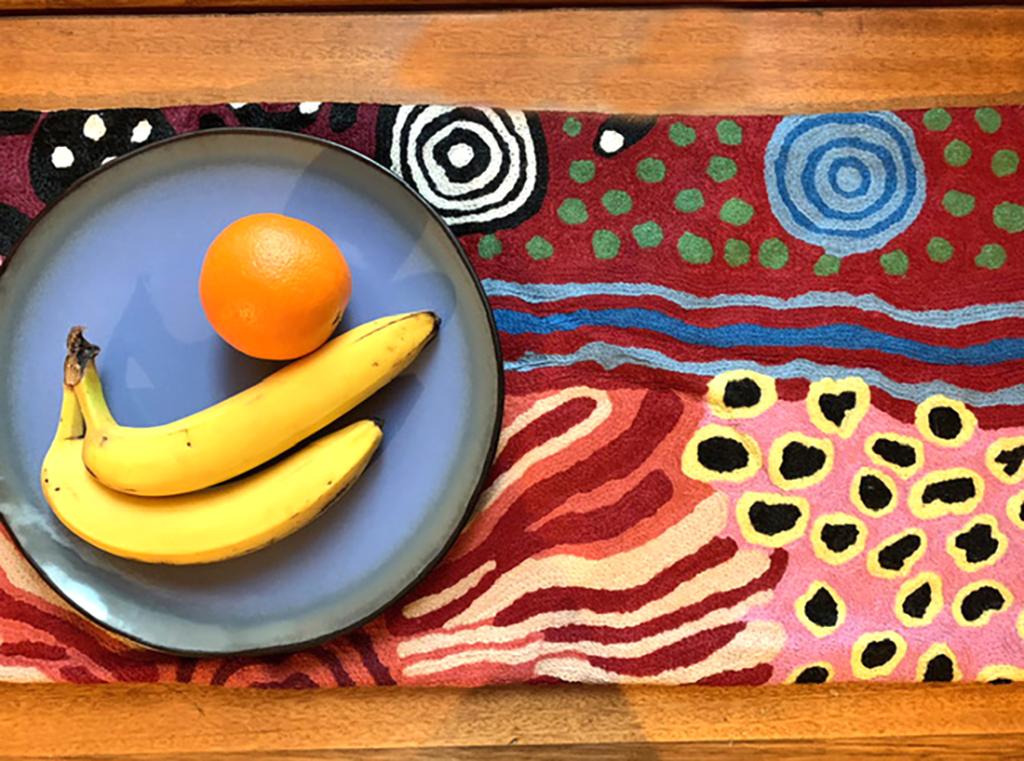 Table Runner - Wool Chainstitch - 1x4ft (30x120cm)-DYM975