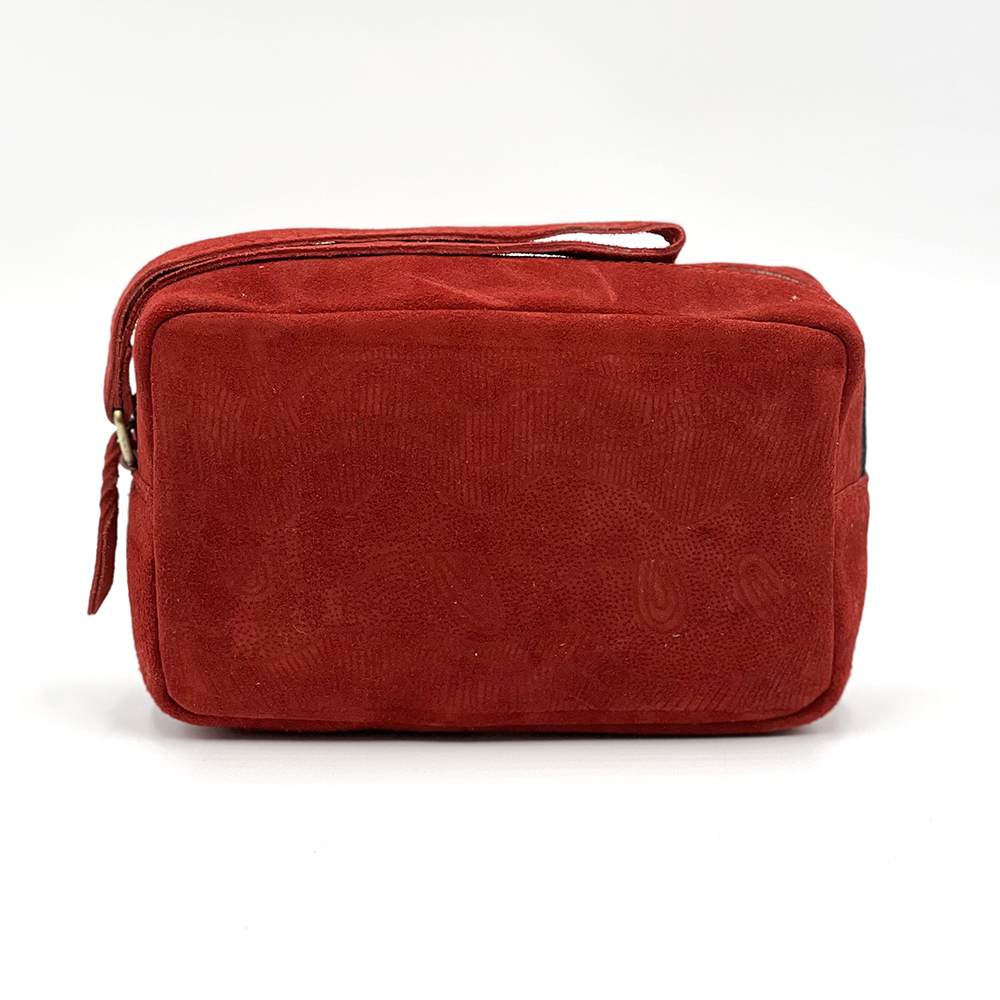 Men's Embossed Toiletry - 18 x 10.5 x 6cm-DYR922