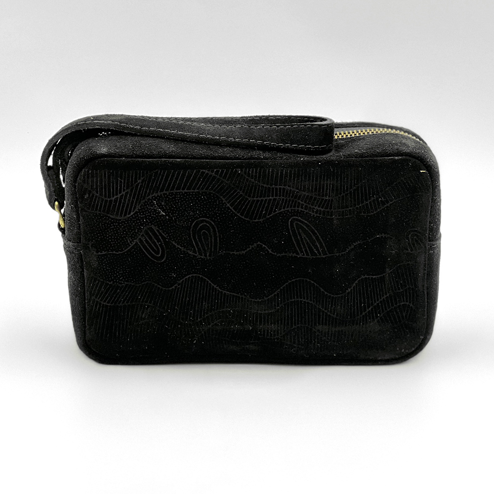 Men's Embossed Toiletry - 18 x 10.5 x 6cm-DYS922