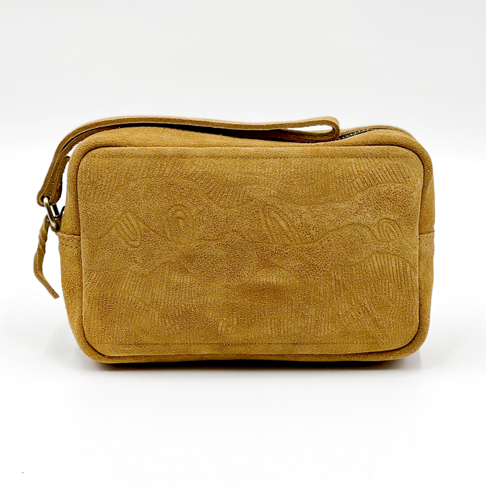 Men's Embossed Toiletry - 18 x 10.5 x 6cm-DYT922