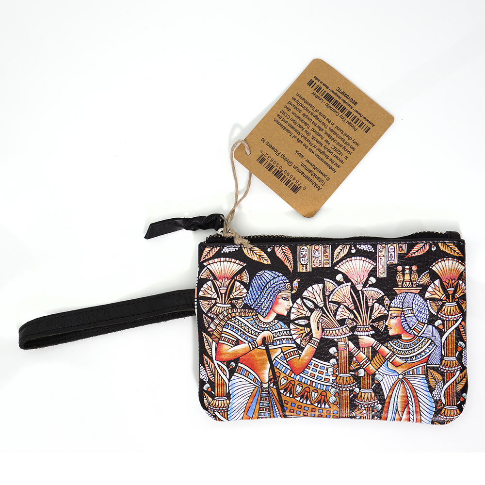 Printed Tiny Cosmetic Leather -16.5x10.5cm- EGY095