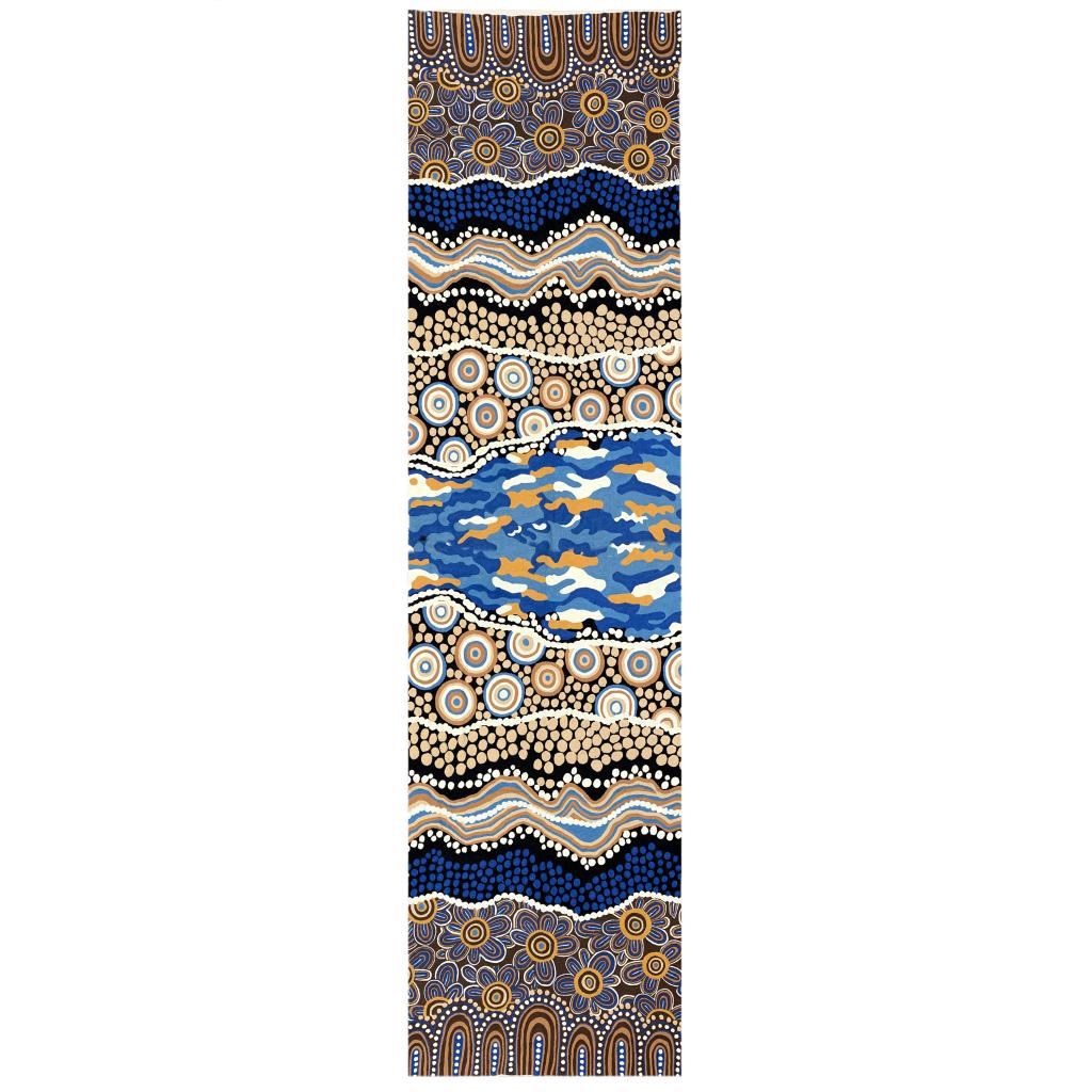 Rug Wool Runner 10x2.5ft (76 x 304 cm)-BGD704