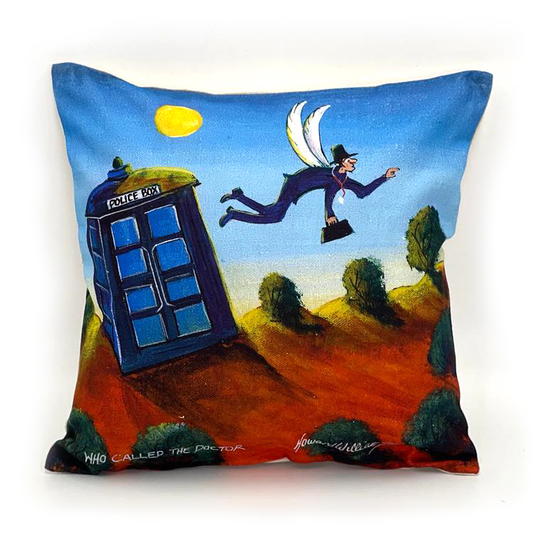 Canvas Cushion Cover Digital 40cm (16in)-HST068