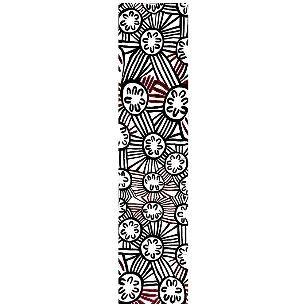 Rug Wool Runner 10x2.5ft (76 x 304 cm)-JUL967