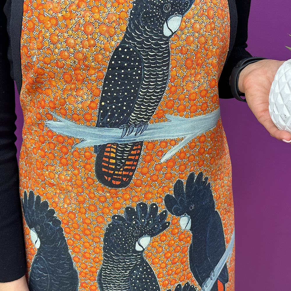 Cotton Apron Dig Print-KBR939