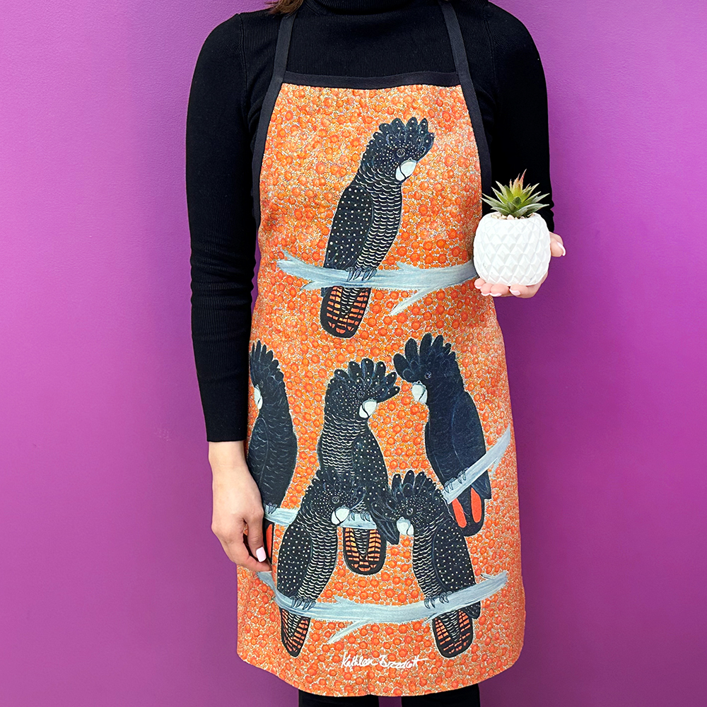 Cotton Apron Dig Print-KBR939