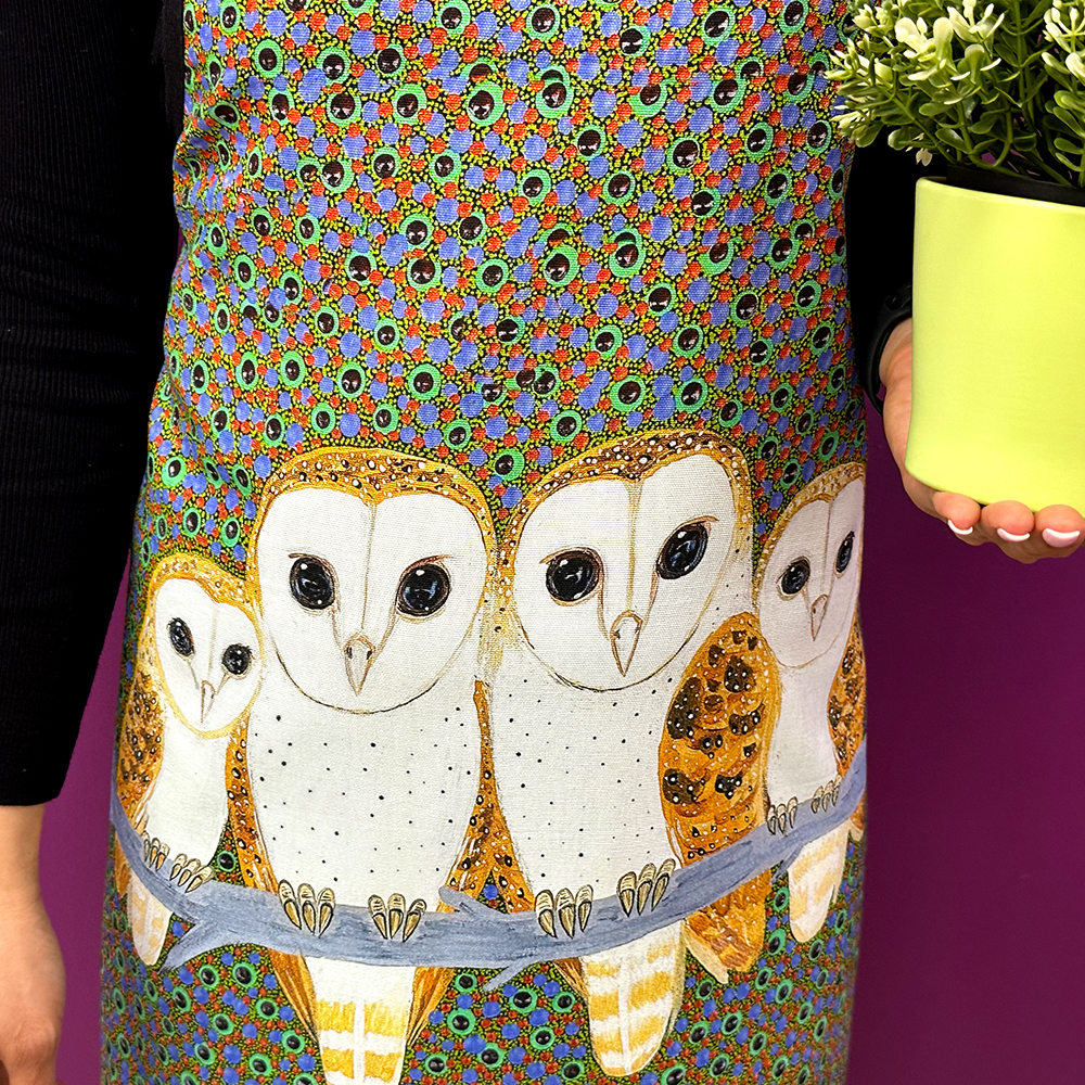 Cotton Apron Dig Print-KBU942