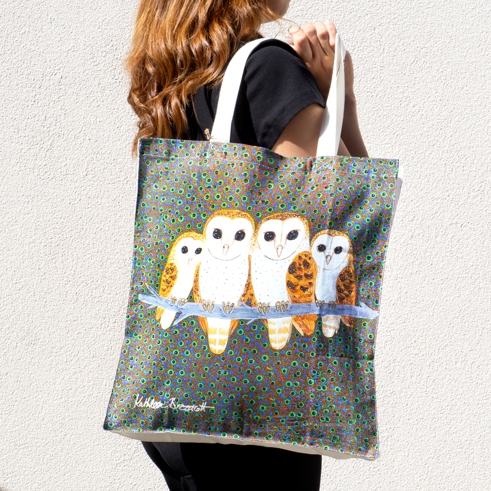 Digital Foldable Cotton Bag - 34.5x41x7cm-KBU942