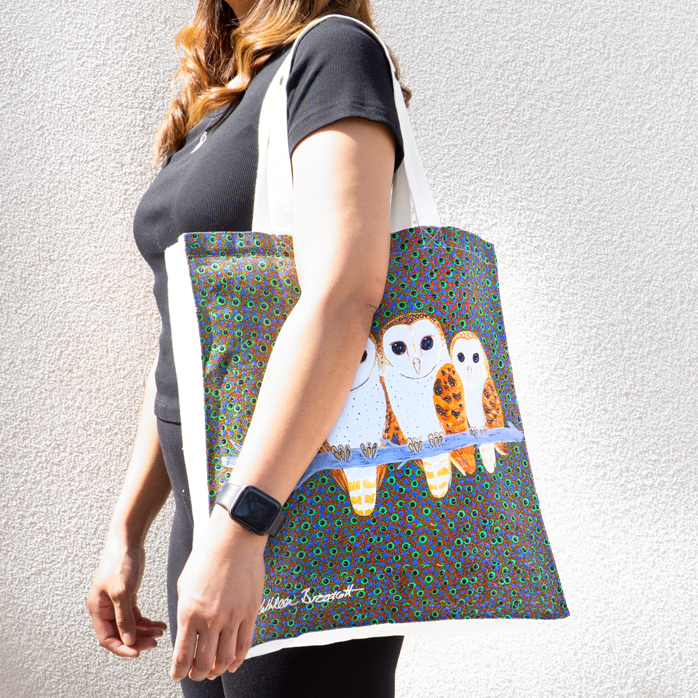 Digital Foldable Cotton Bag - 34.5x41x7cm-KBU942