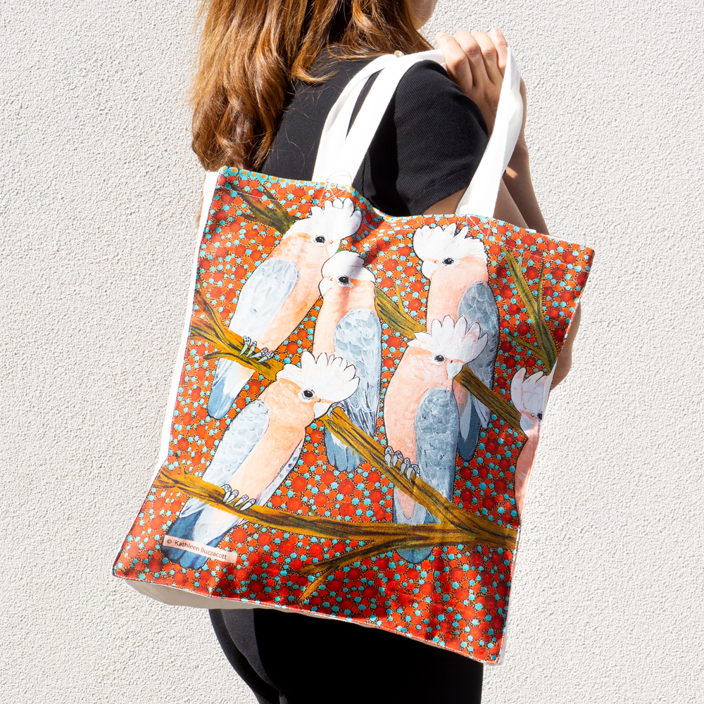 Digital Foldable Cotton Bag - 34.5x41x7cm-KBU983