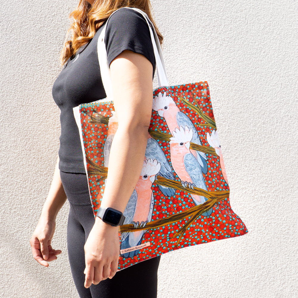 Digital Foldable Cotton Bag - 34.5x41x7cm-KBU983