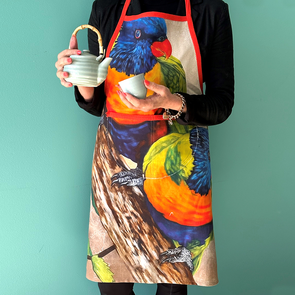 Cotton Apron Dig Print-LAN020