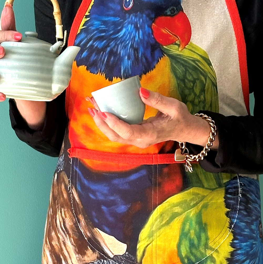 Cotton Apron Dig Print-LAN020