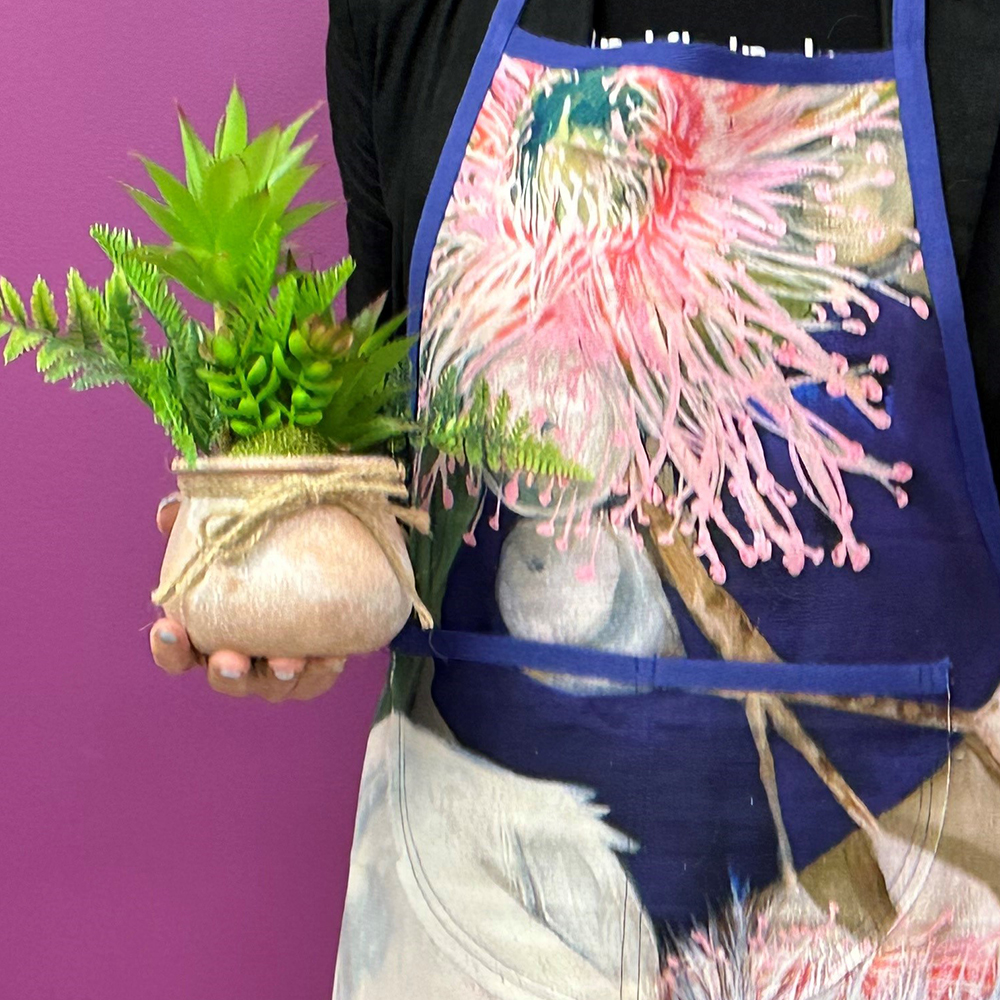 Cotton Apron Dig Print-LAN040
