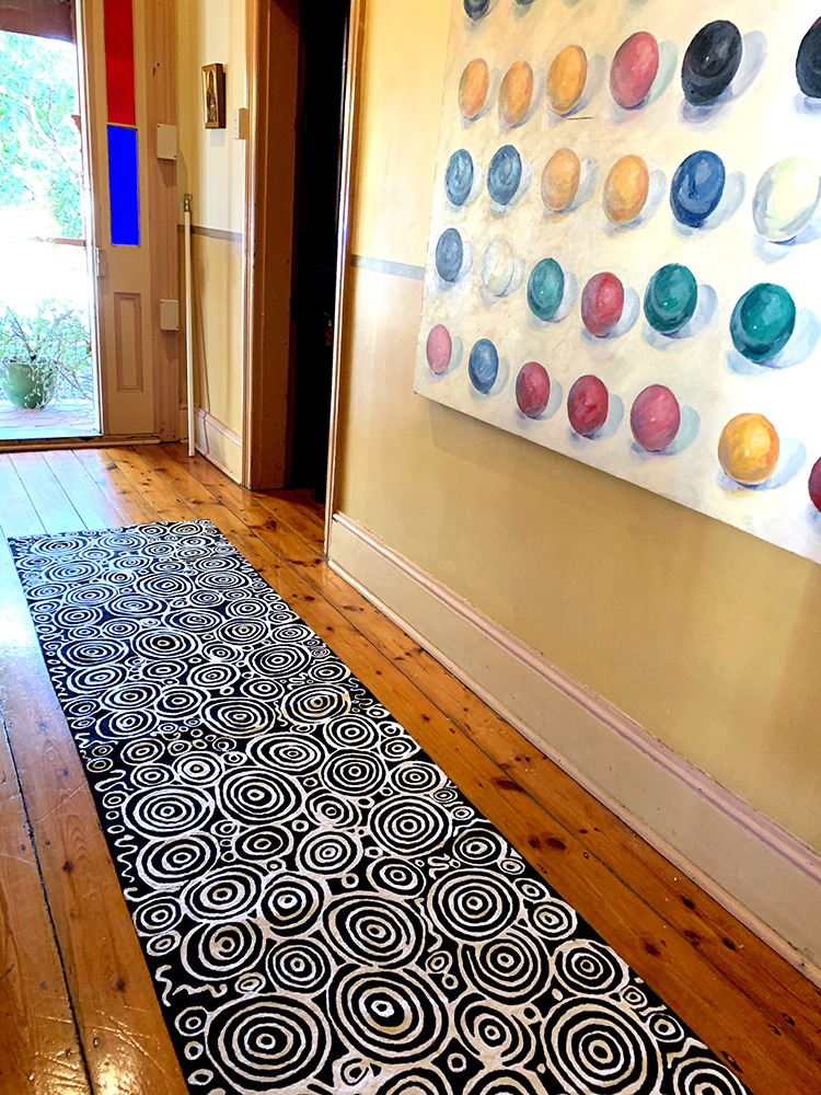 Rug Wool Runner 10x2.5ft (76 x 304 cm)-NPA937