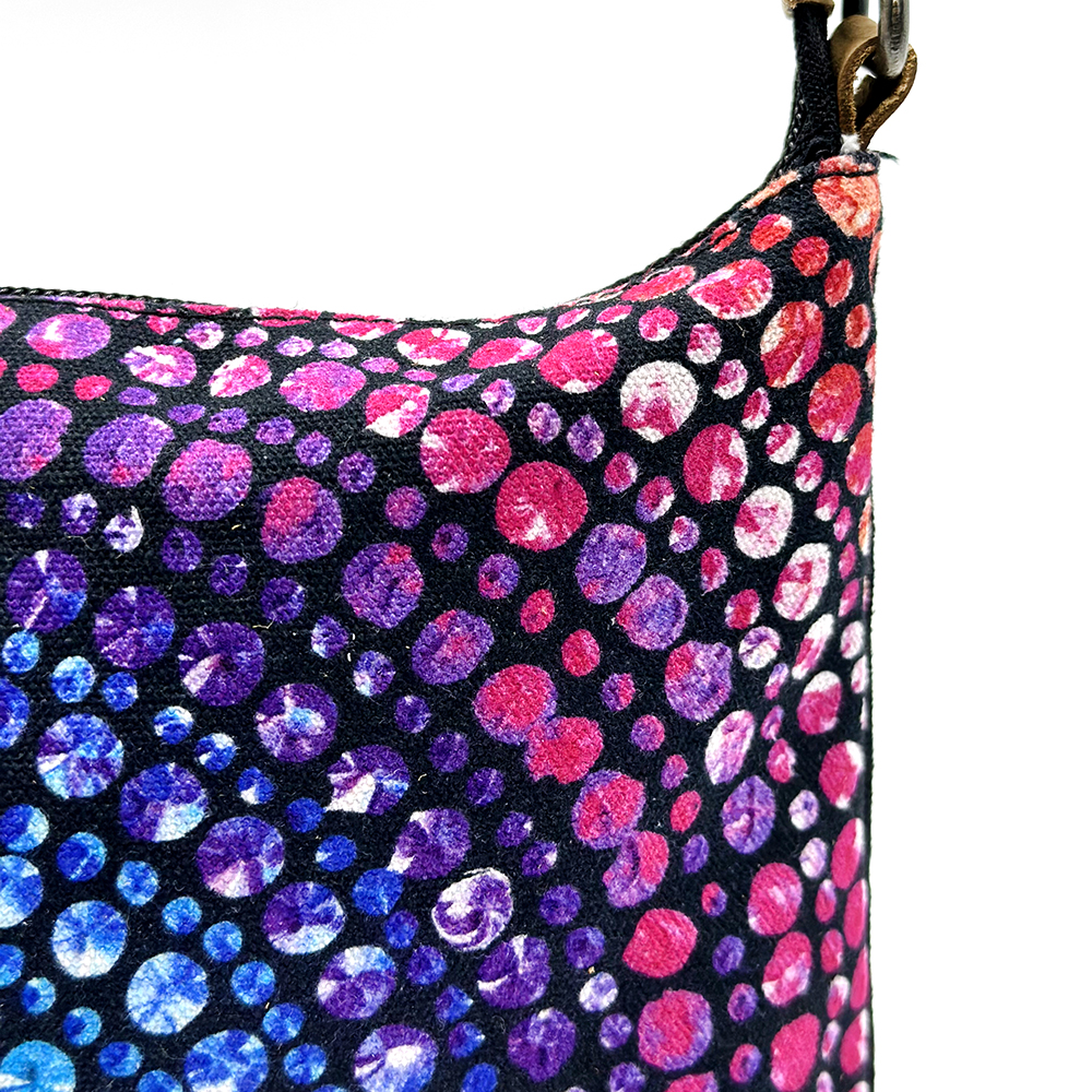 Cross Body Bag- Leather Trimmed 24.8x20cm-OWI711