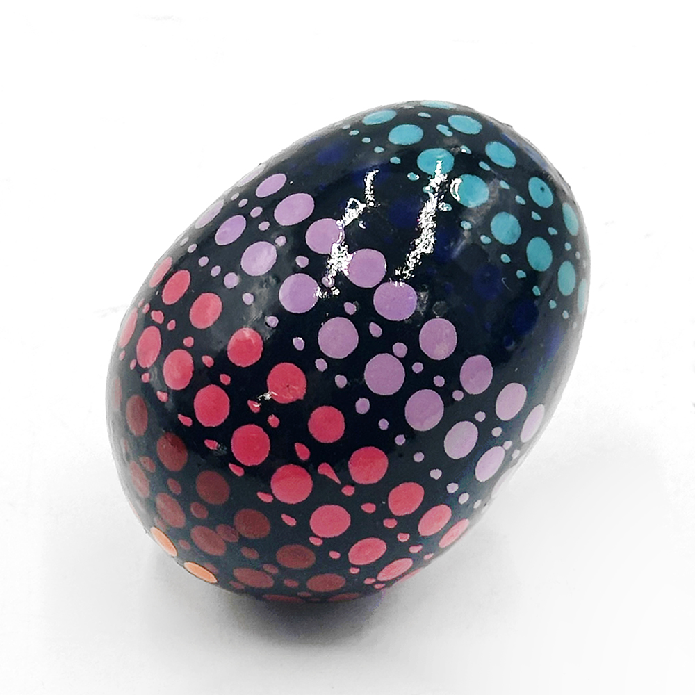 Egg Lacquerware Ornamental - 7x5cm-OWI711