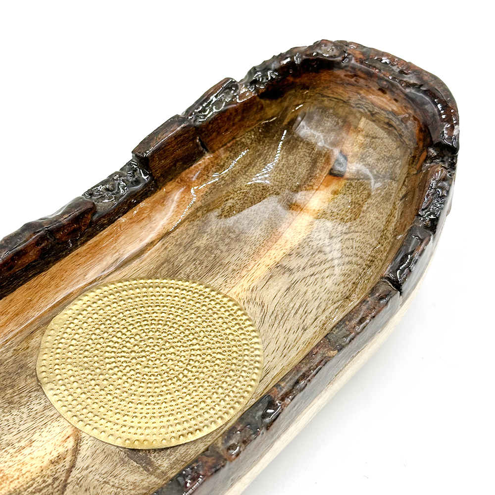 Medallion Boat Bowl - 29 x 12.5 x 7.5 cm-OWI766