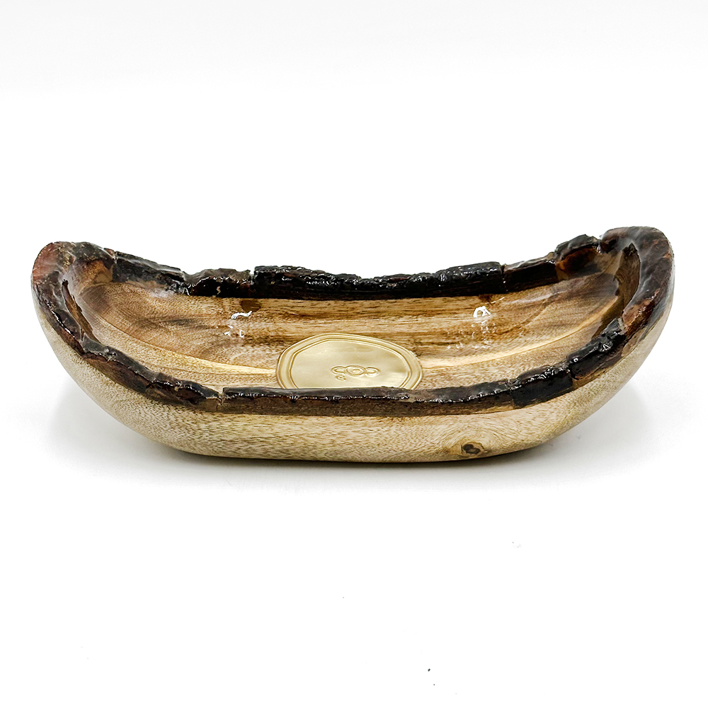Medallion Boat Bowl - 29 x 12.5 x 7.5 cm-RSA743