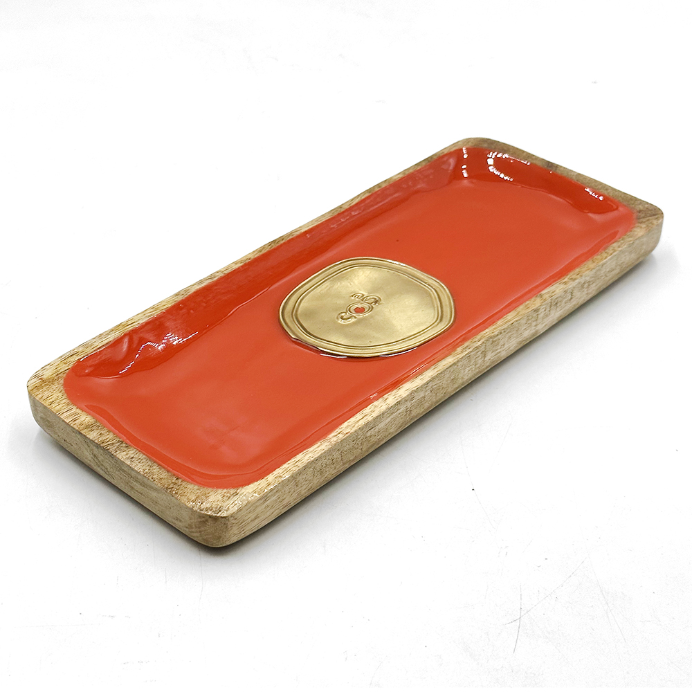 Medallion Long Platter - 26 x 11 x 2 cm-RSA743