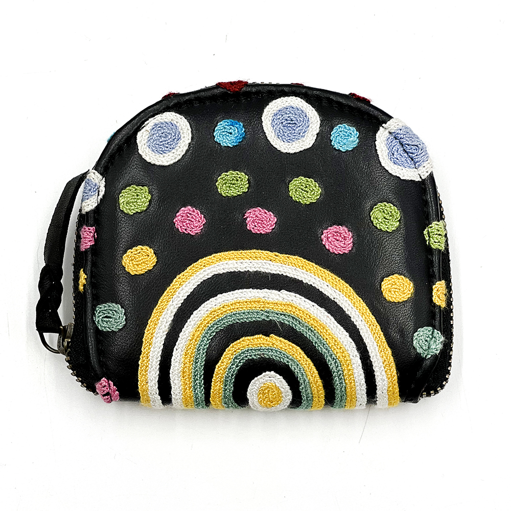 Embroidered Coin Purse - 9.5x11x2cm-YHE736