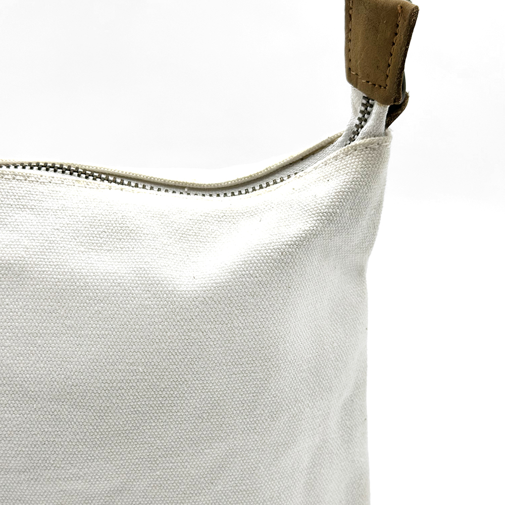 Cross Body Bag- Leather Trimmed 24.8x20cm-ECOMKA