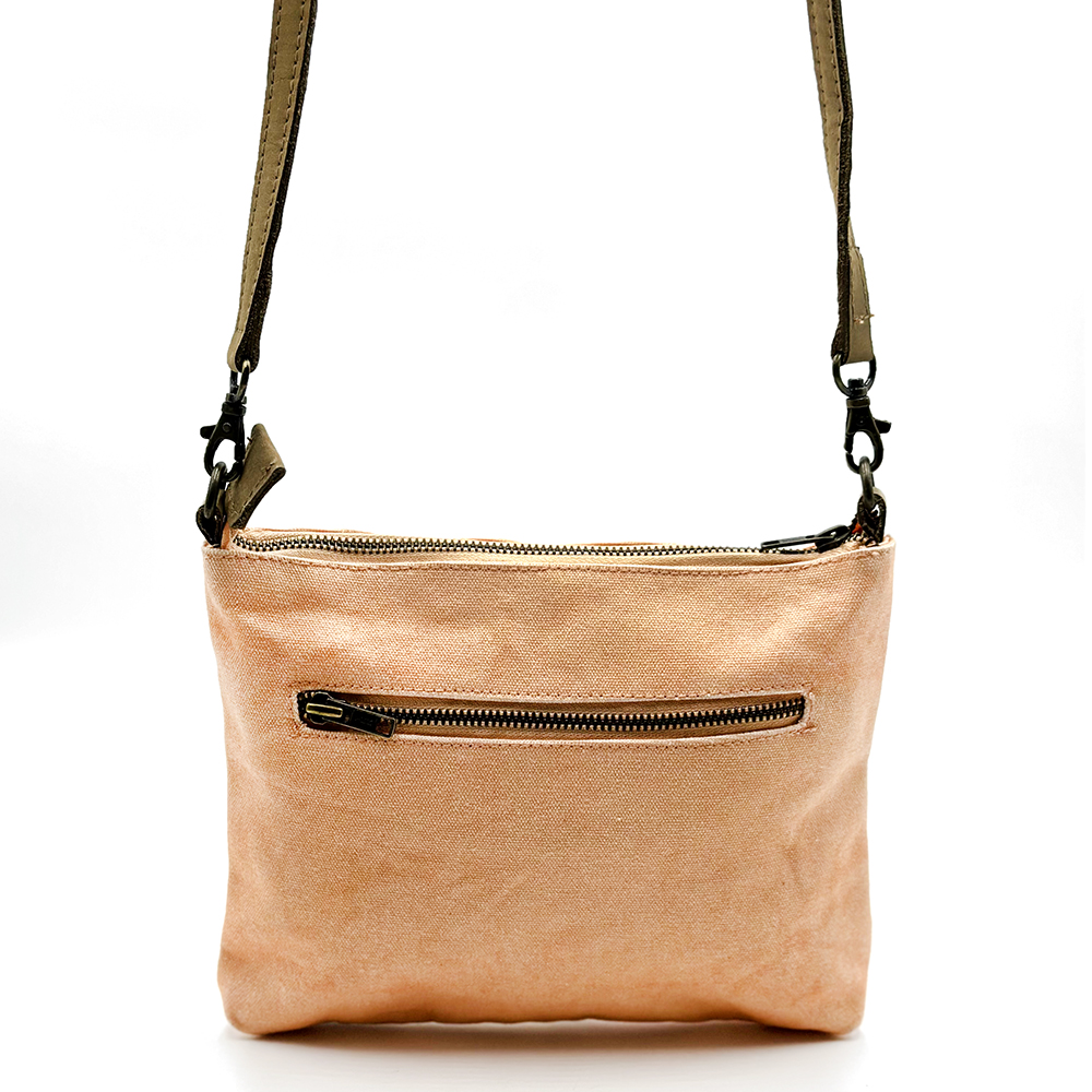 Cross Body Bag- Leather Trimmed 24.8x20cm-ECOWHO