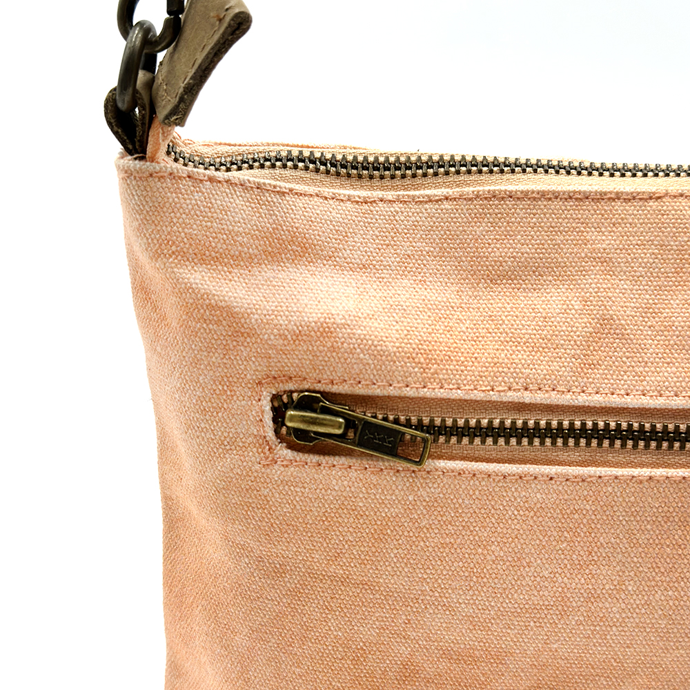 Cross Body Bag- Leather Trimmed 24.8x20cm-ECOWHO