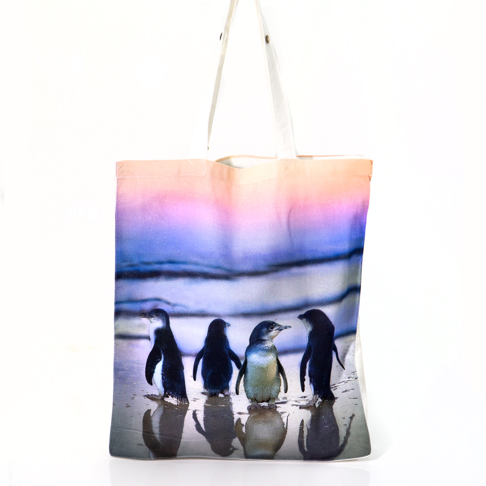 Digital Foldable Cotton Bag - 34.5x41x7cm-PENFOR