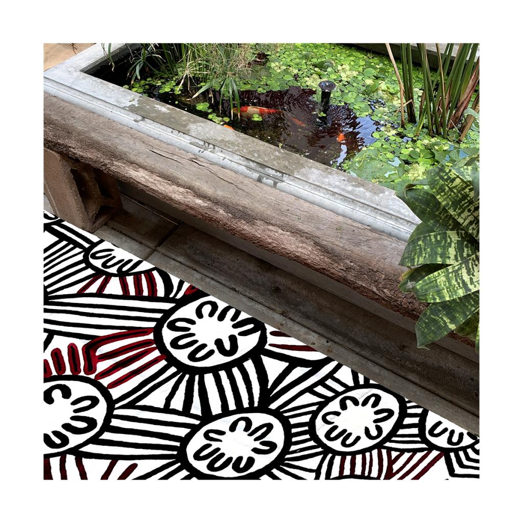 Rug Wool Runner 10x2.5ft (76 x 304 cm)-JUL967