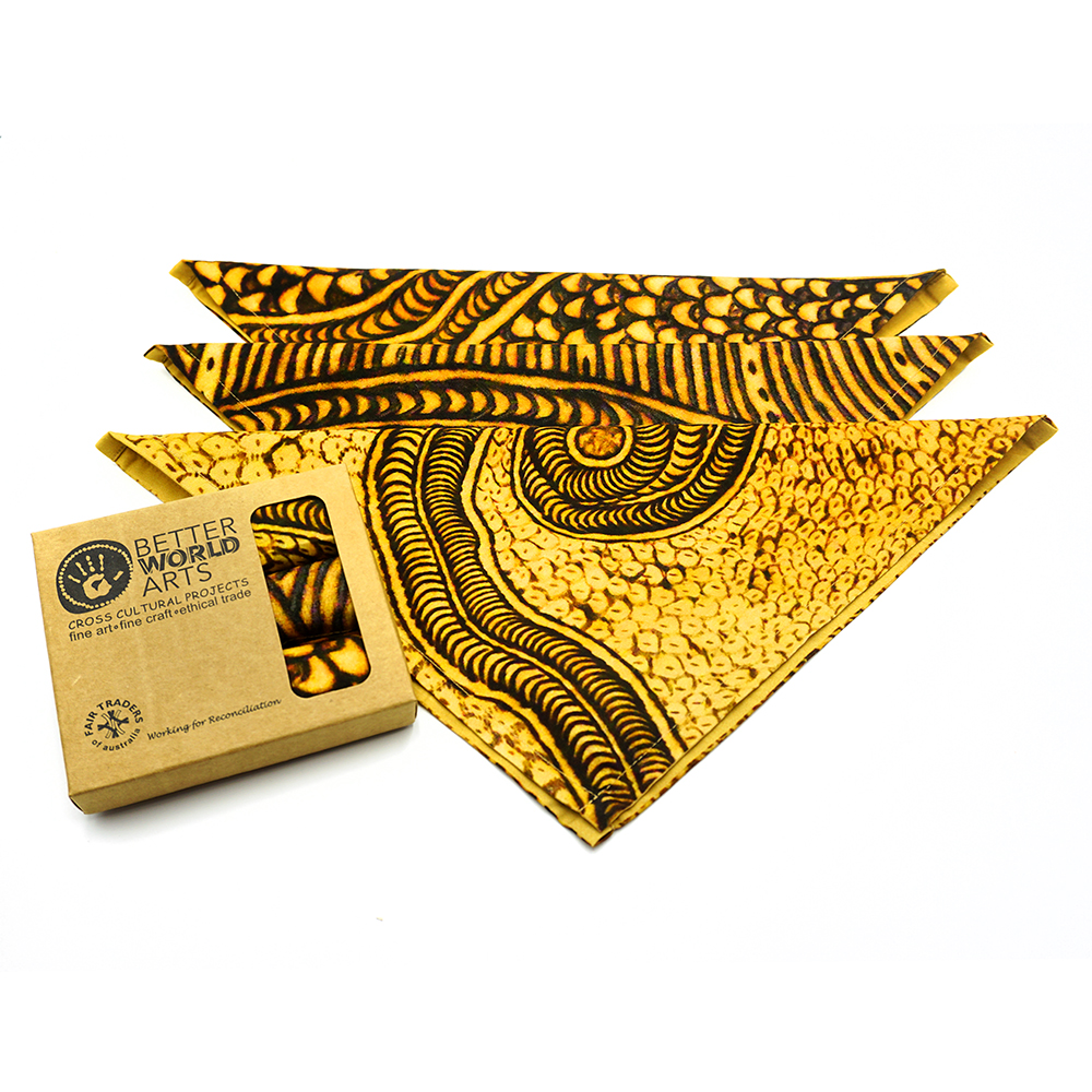 Handkerchiefs-Set of 3 Boxed 30X30cm-CBU262