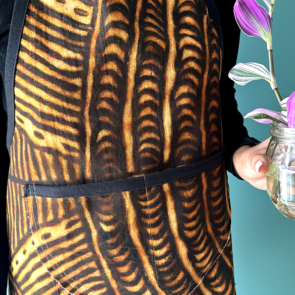 Cotton Apron Dig Print-CBU277