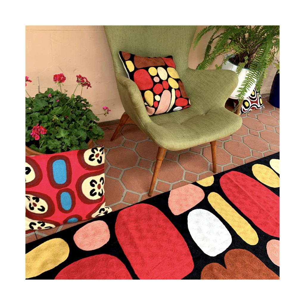 Rug Wool Runner 10x2.5ft (76 x 304 cm)-KZI324