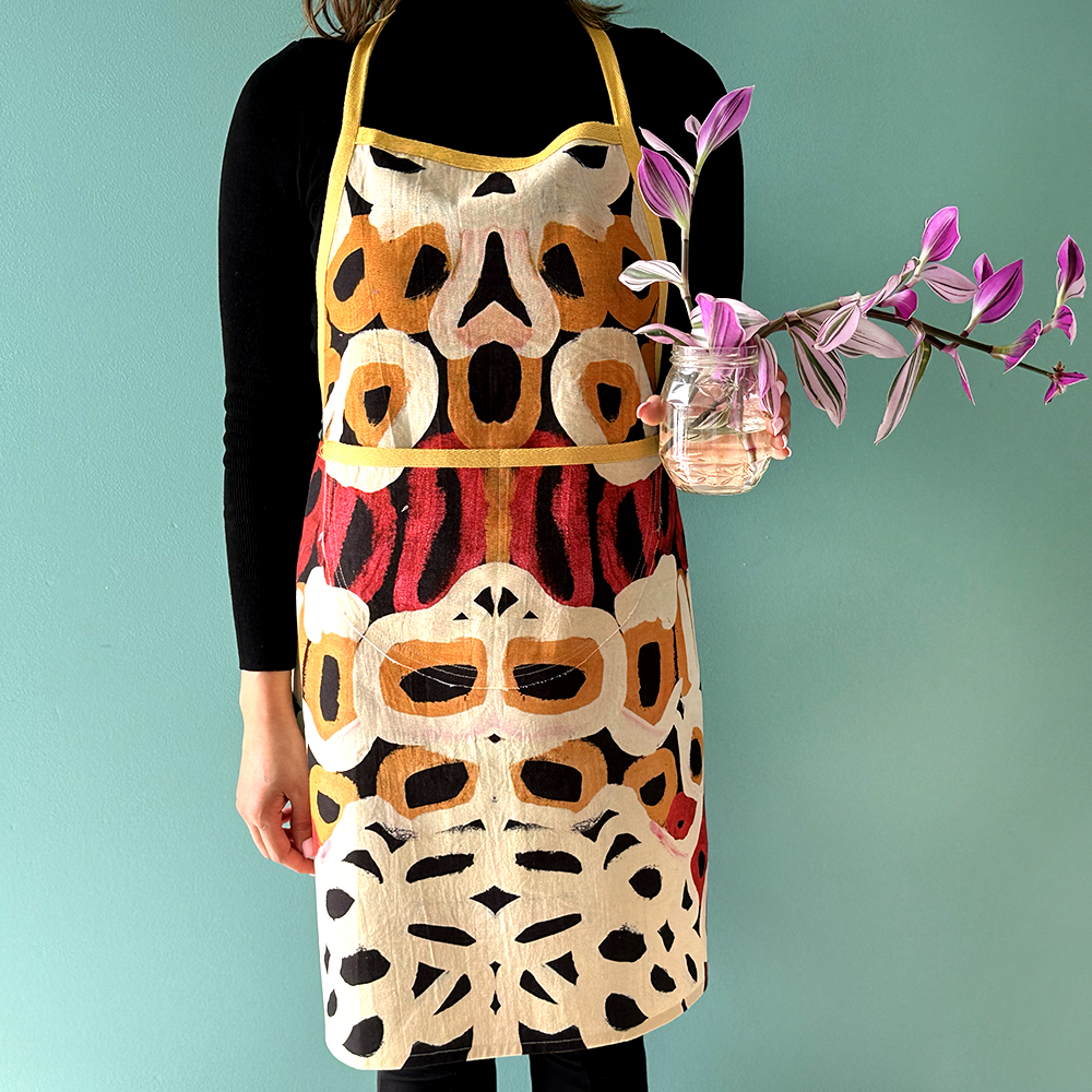 Cotton Apron Dig Print-ABR800