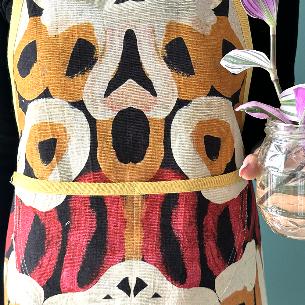 Cotton Apron Dig Print-ABR800
