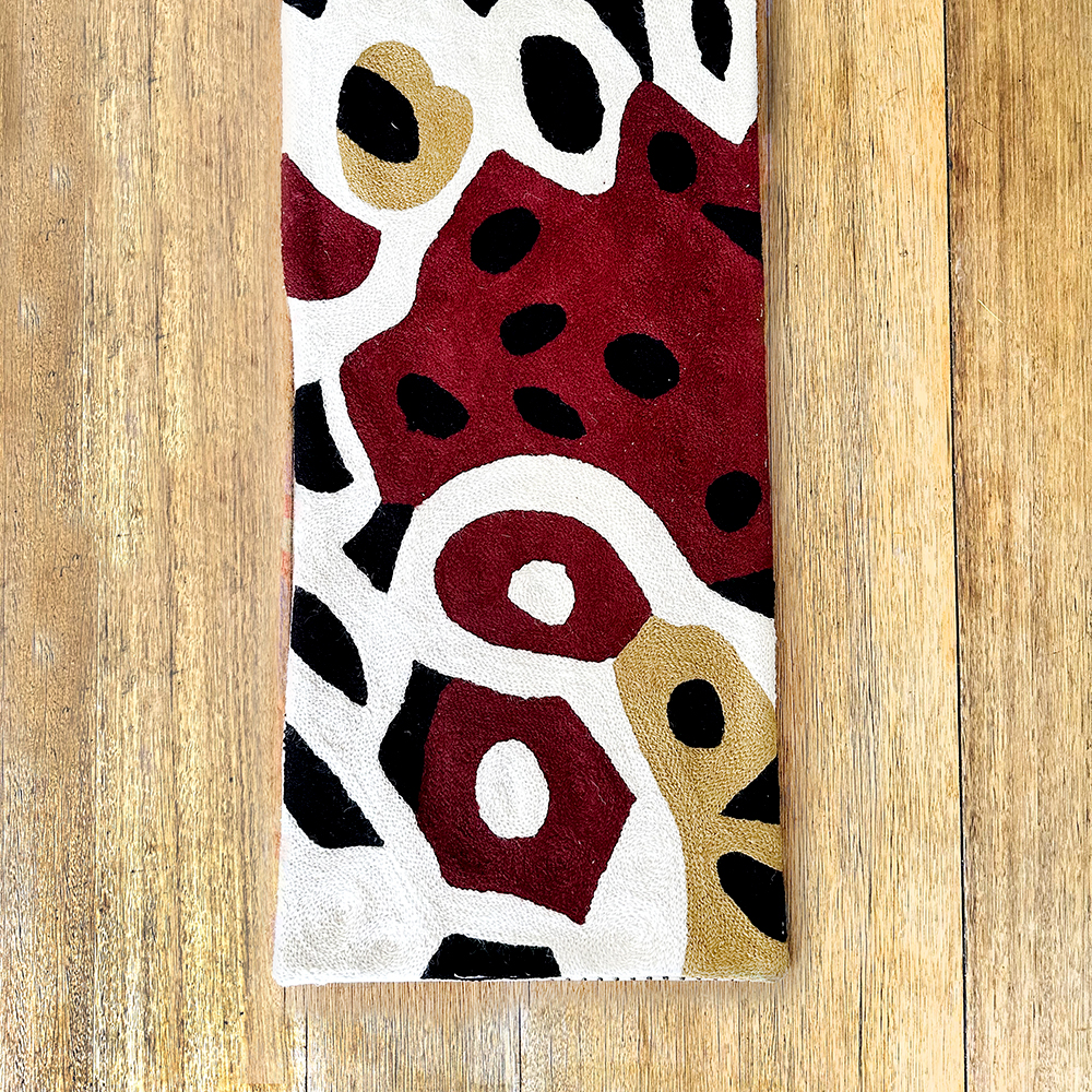 Table Runner - Wool Chainstitch - 1x4ft (30x120cm)-ABR800