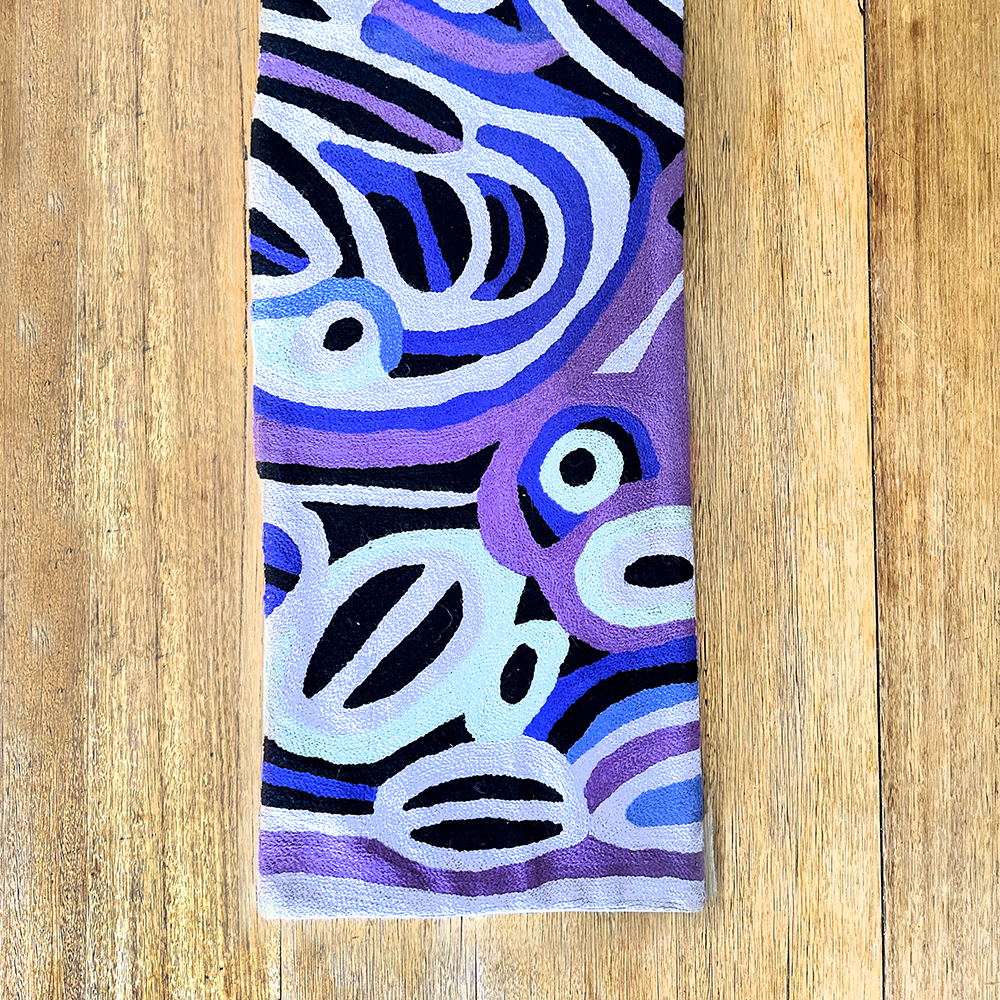 Table Runner - Wool Chainstitch - 1x4ft (30x120cm)-ABR836