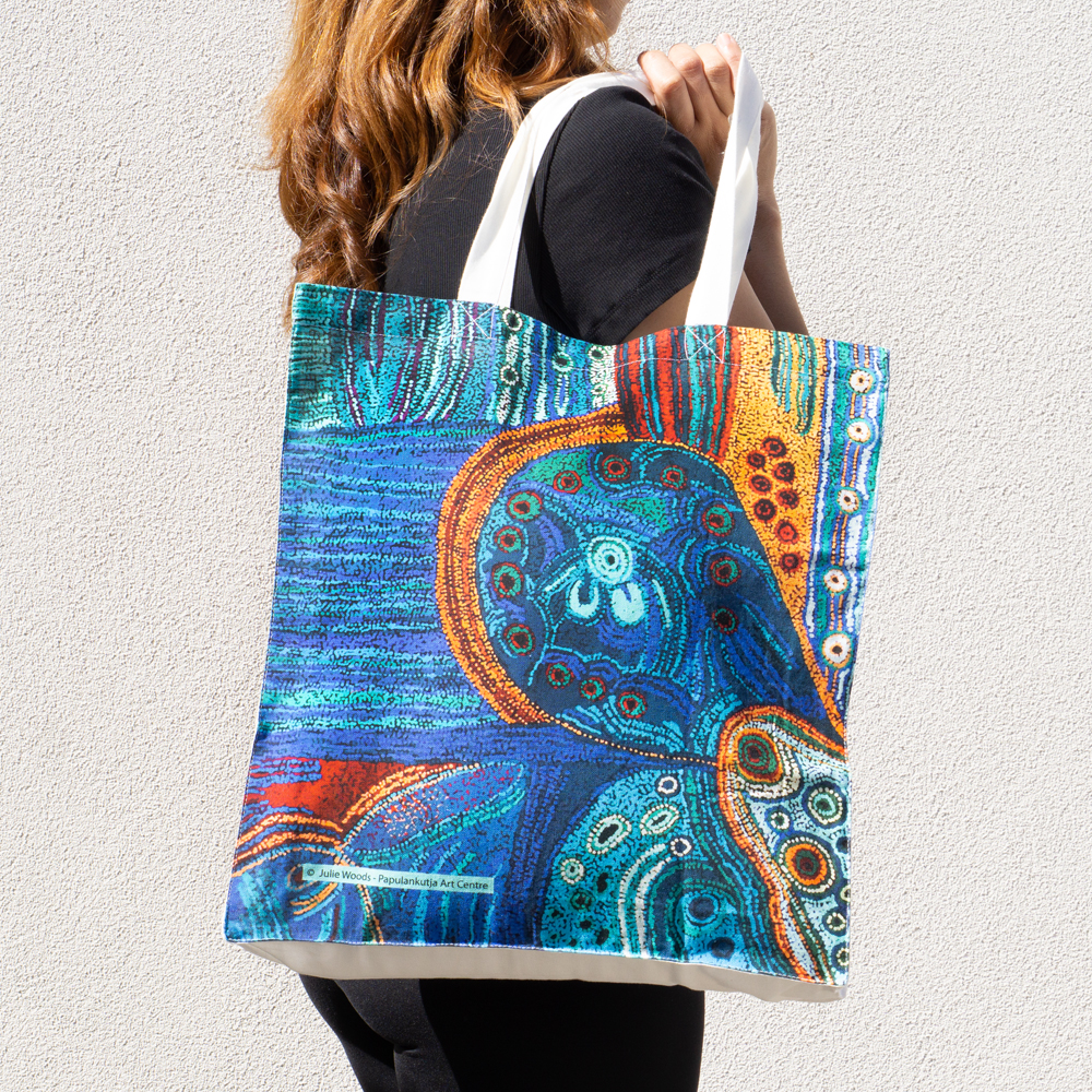 Digital Foldable Cotton Bag - 34.5x41x7cm-JWO826