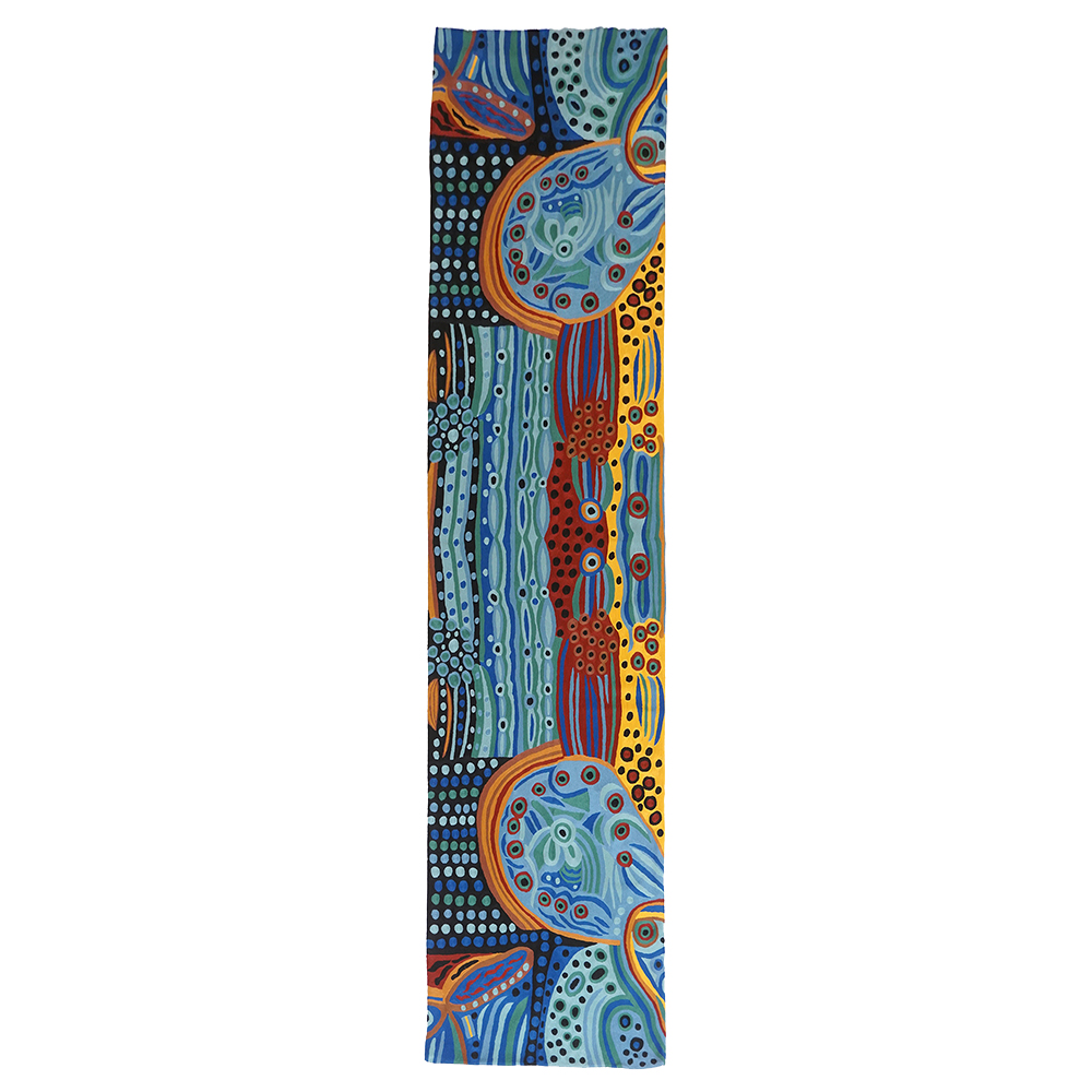 Rug Wool Runner 10x2.5ft (76 x 304 cm)-JWO826