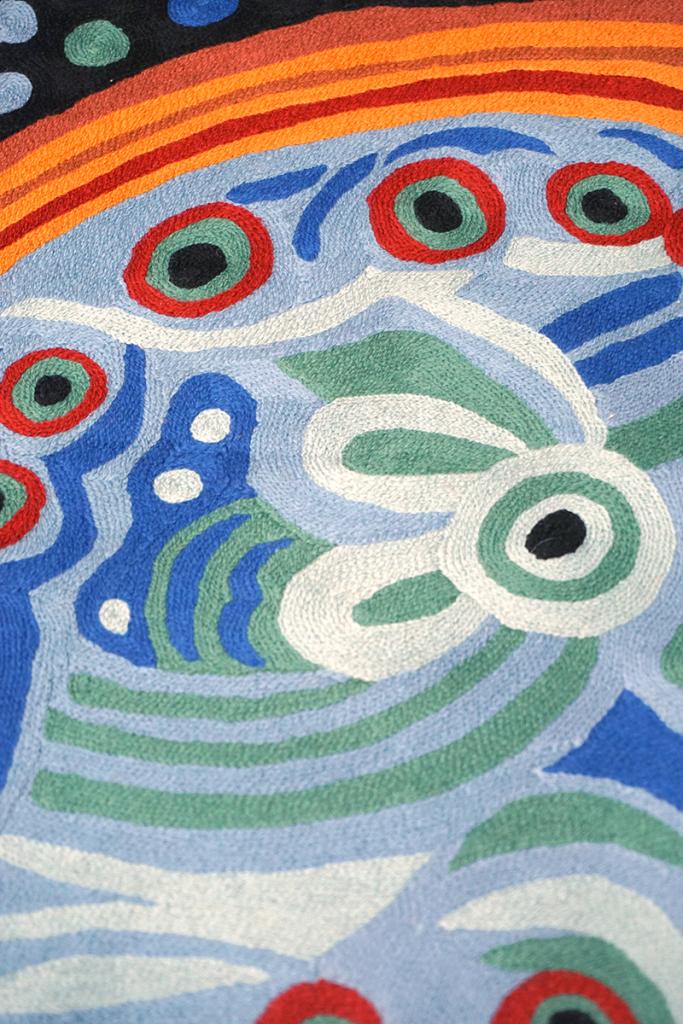 Rug Wool Runner 10x2.5ft (76 x 304 cm)-JWO826