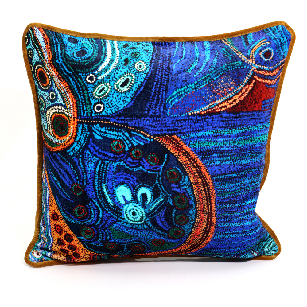 Velvet Cotton Cushion Cover - 40cm -JWO826
