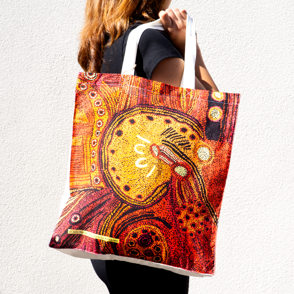 Digital Foldable Cotton Bag - 34.5x41x7cm-JWO839