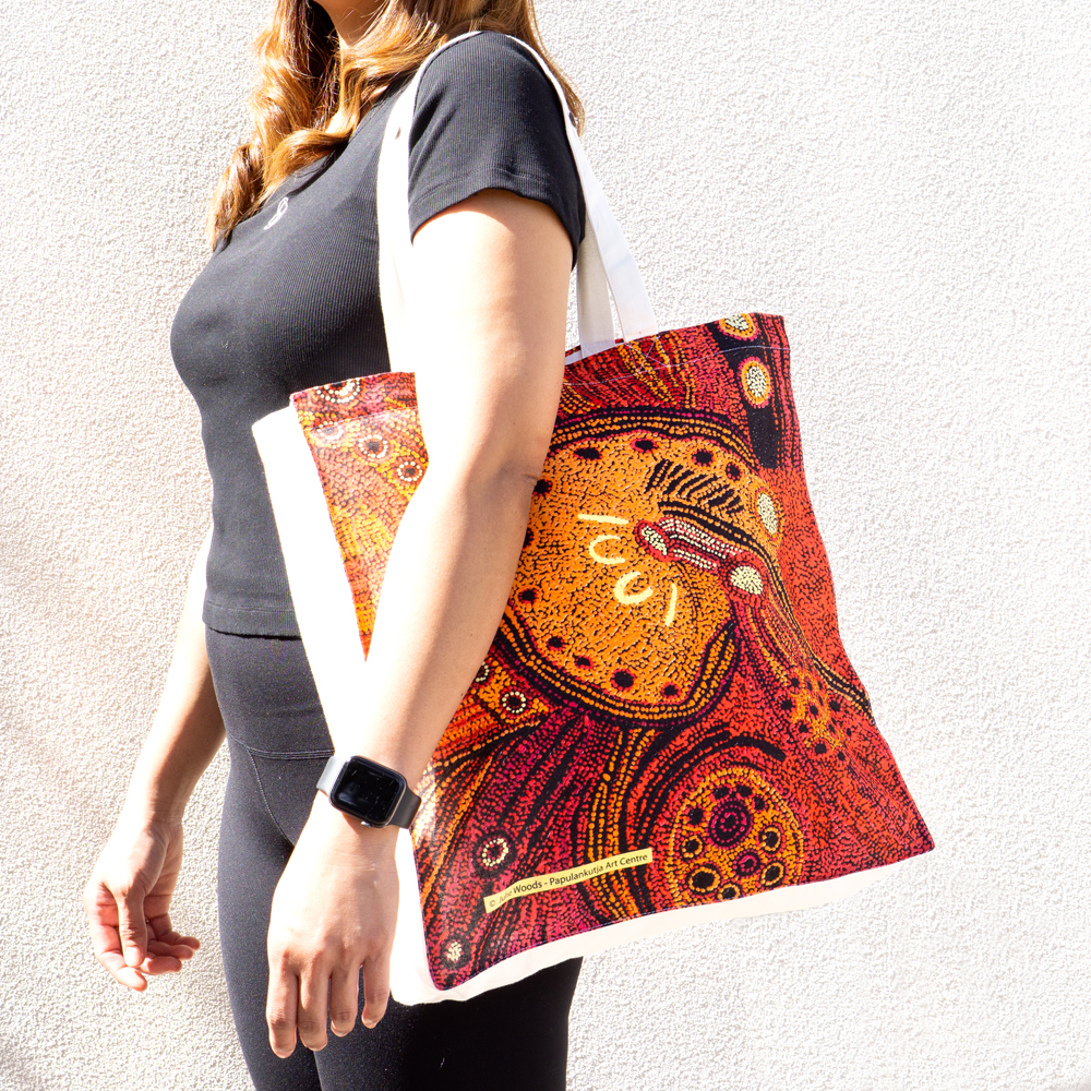 Digital Foldable Cotton Bag - 34.5x41x7cm-JWO839