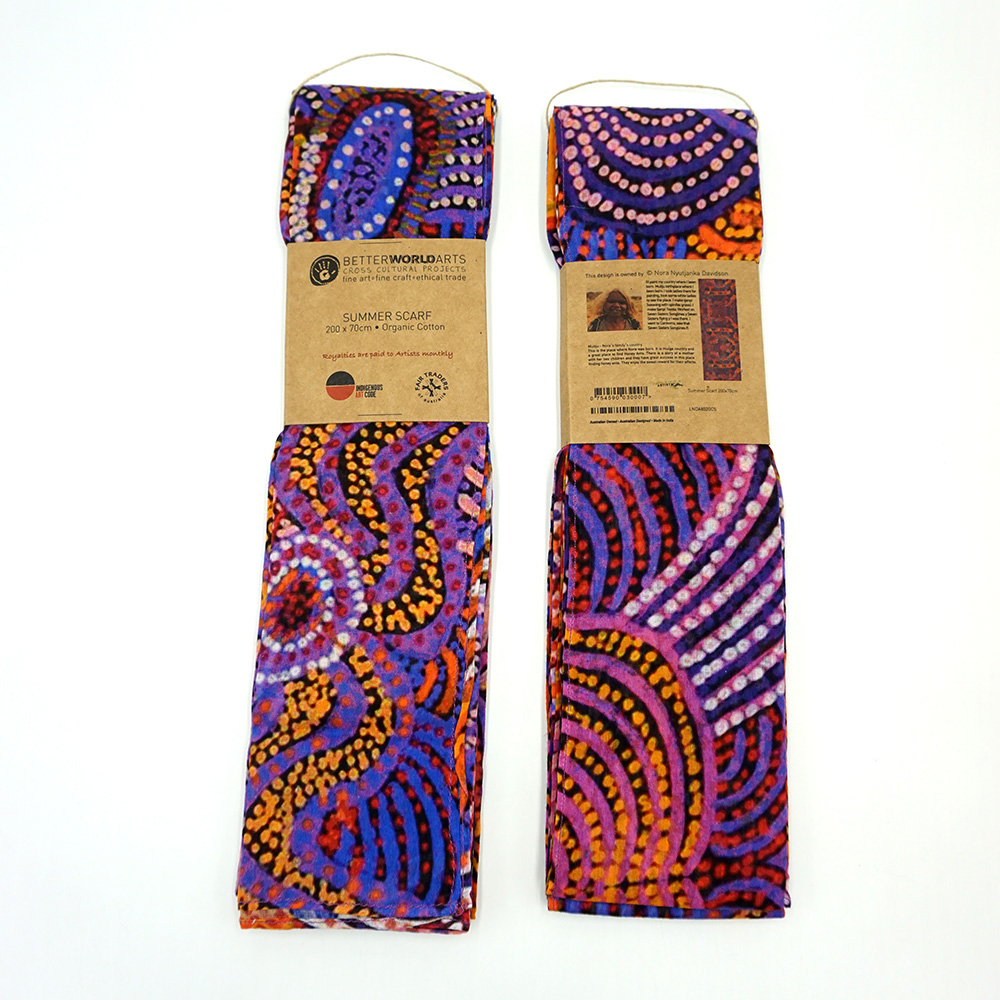 Organic Cotton Scarf - 200x70cm-NDA802