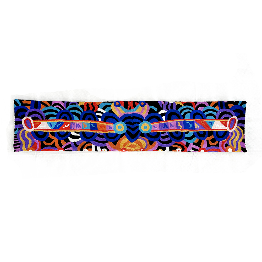 Table Runner - Wool Chainstitch - 1x4ft (30x120cm)-NDA802