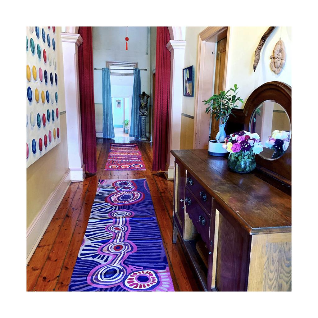 Rug Wool Runner 10x2.5ft (76 x 304 cm)-MNM649