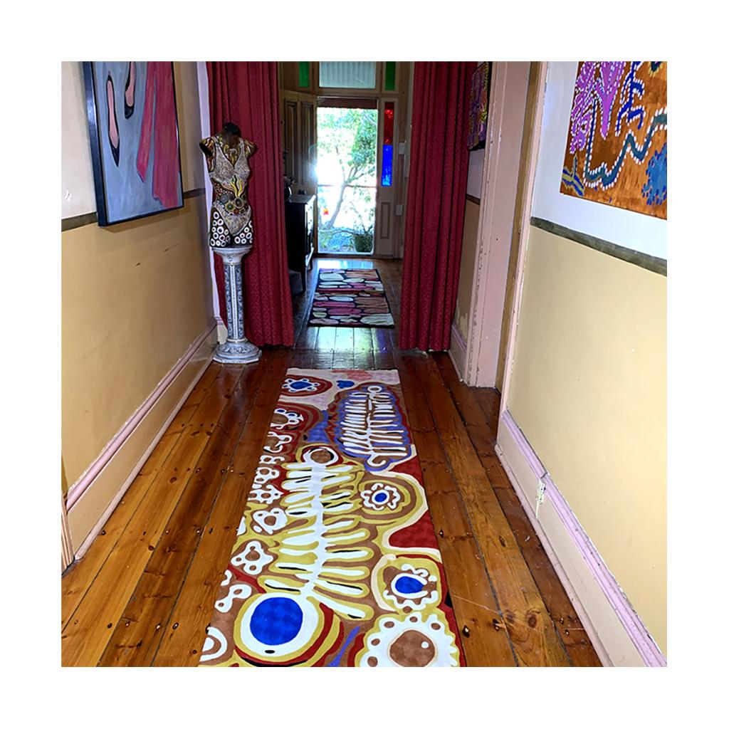 Rug Wool Runner 10x2.5ft (76 x 304 cm)-MNM652