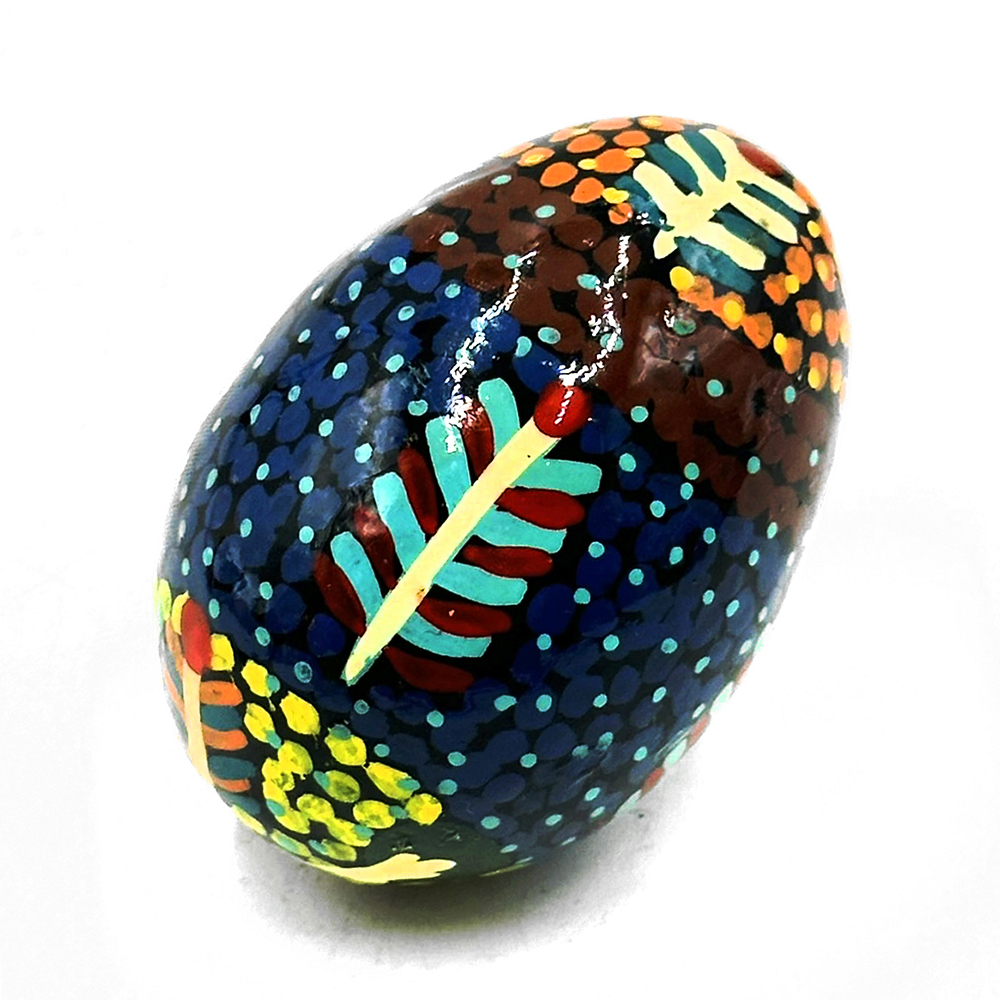 Egg Lacquerware Ornamental - 7x5cm-ROR414